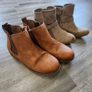 Size 4 Big Girl Ankle Boot Bundle